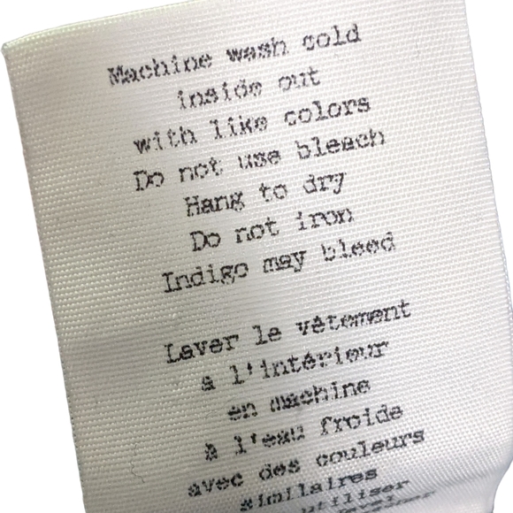 Rag & Bone Mazie High waist skinny fit cropped, side panels size 24 - Picture 12 of 12